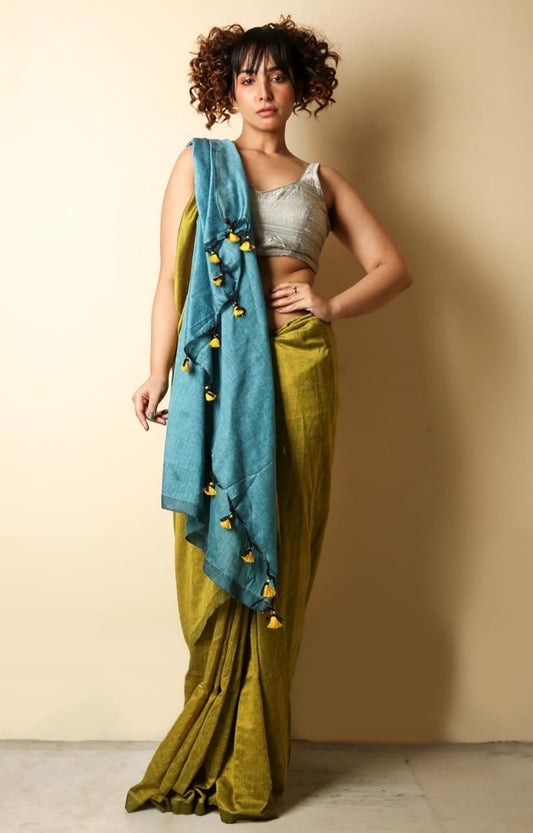Khadi cotton saree