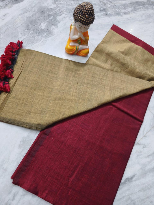 Khadi cotton saree