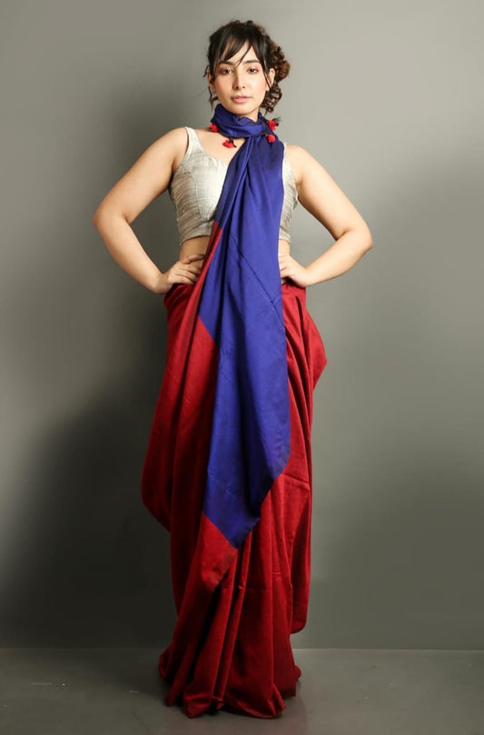 Khadi cotton saree