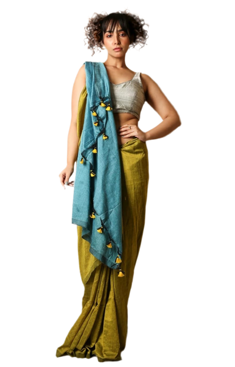 Khadi cotton saree