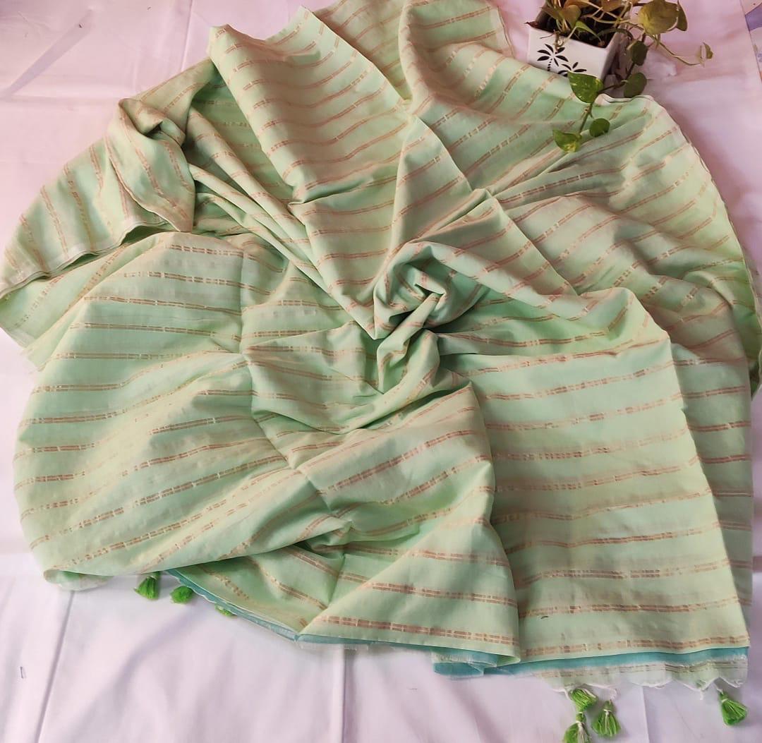 Golden khadi cotton